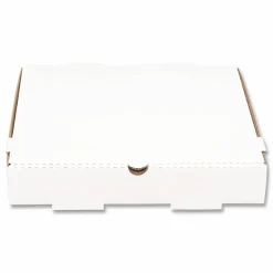Karat Corrugated Pizza Boxes, 12 x 12 x 1.97, White/Brown, 50/Carton
