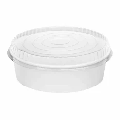 Karat Plastic Lid for Food Bucket, for 48 oz Buckets, Clear, Plastic, 270/Carton
