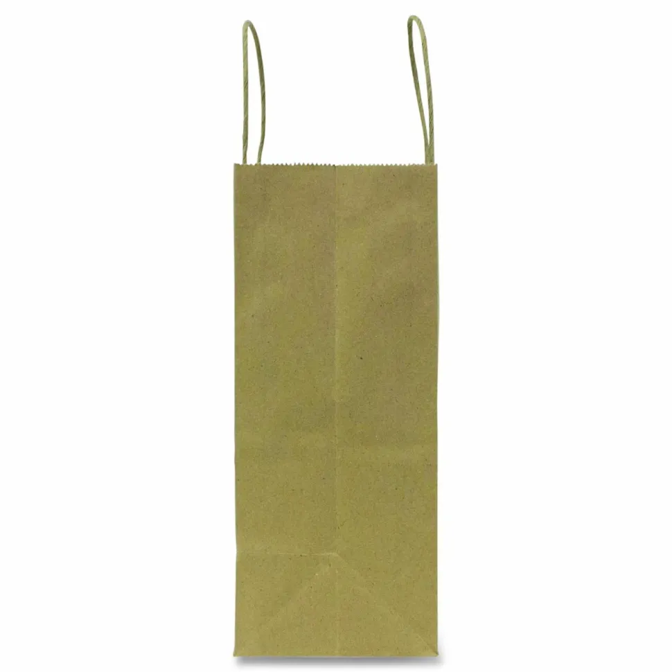 Karat Paper Shopping Bag, Rope Handles, Small Size, 8.1 x 4.5 x 10.6, Kraft, 250/Carton