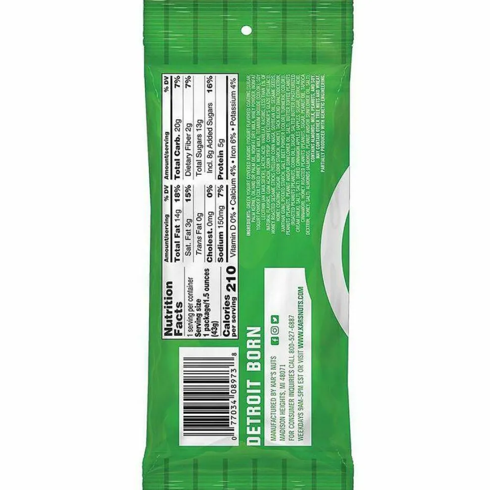 Kar's Trail Mix Variety Pack, Assorted Flavors, 24 Packets/Carton