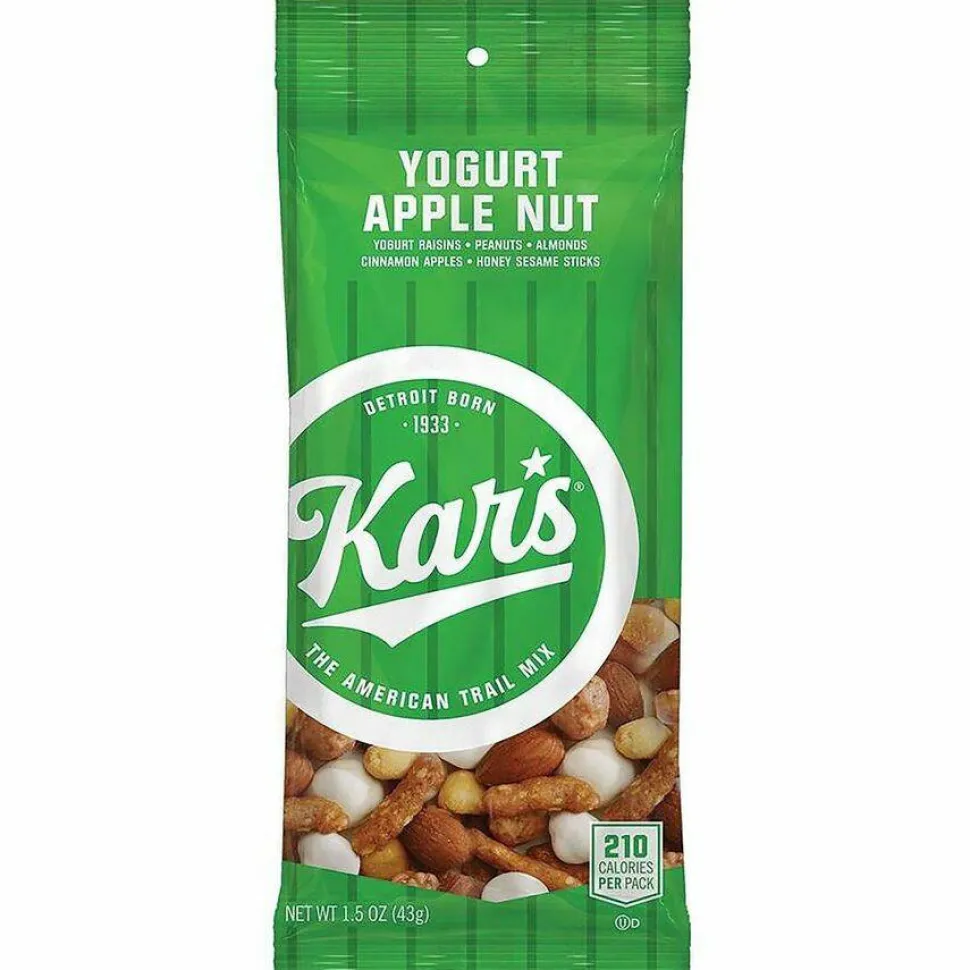 Kar's Trail Mix Variety Pack, Assorted Flavors, 24 Packets/Carton