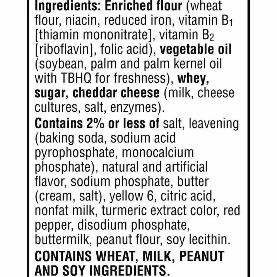 Keebler Cheese And Cheddar Sandwich Crackers, Pack Of 12