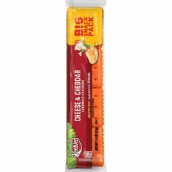 Keebler Sandwich Crackers, Single Serve Snack Crackers, Office and Kids Snacks, Big Snack Pack, Cheese and Peanut Butter, 21.6oz Tray (12 Packs)