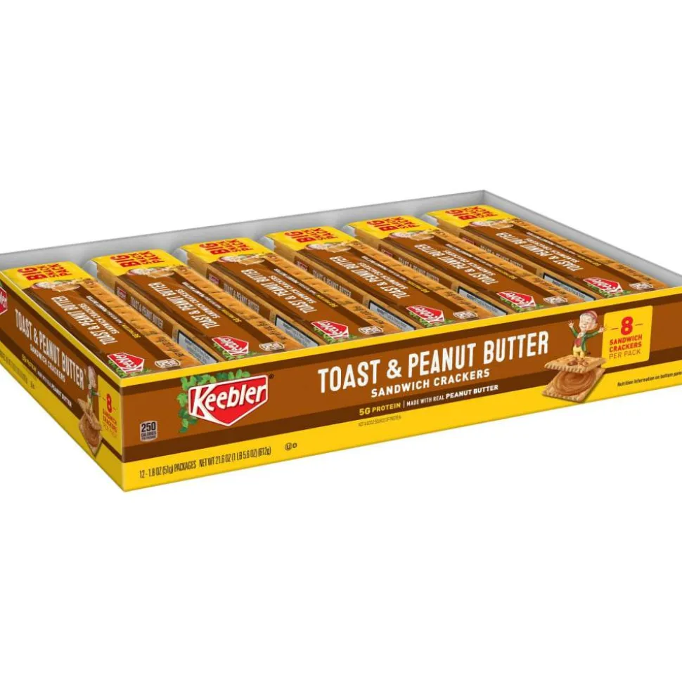 Keebler Toast and Peanut Butter Sandwich Crackers