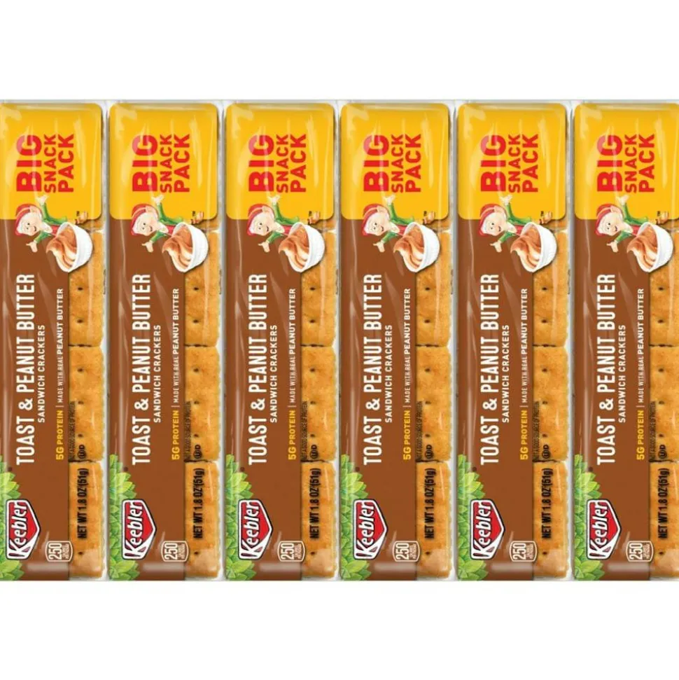 Keebler Toast and Peanut Butter Sandwich Crackers