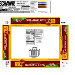 Keebler Toast and Peanut Butter Sandwich Crackers