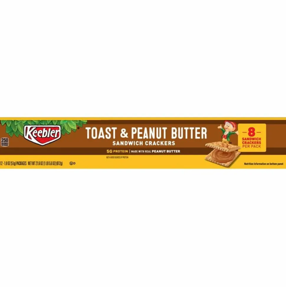 Keebler Toast and Peanut Butter Sandwich Crackers