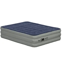 Kellos 18 inch Air Mattress with ETL Certified Internal Electric Pump and Carrying Case - Queen