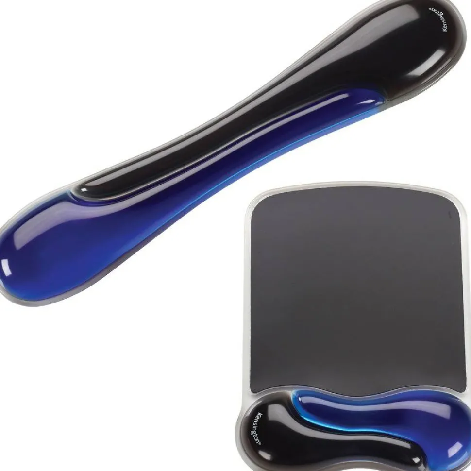 Kensington Duo Gel Keyboard Wrist Rest, Blue
