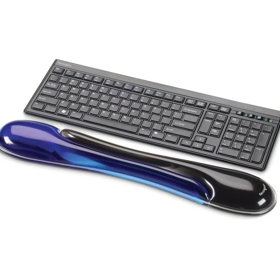 Kensington Duo Gel Keyboard Wrist Rest, Blue