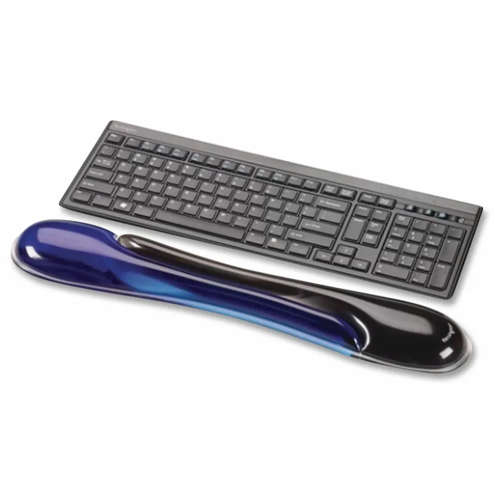 Kensington Duo Gel Keyboard Wrist Rest, Blue