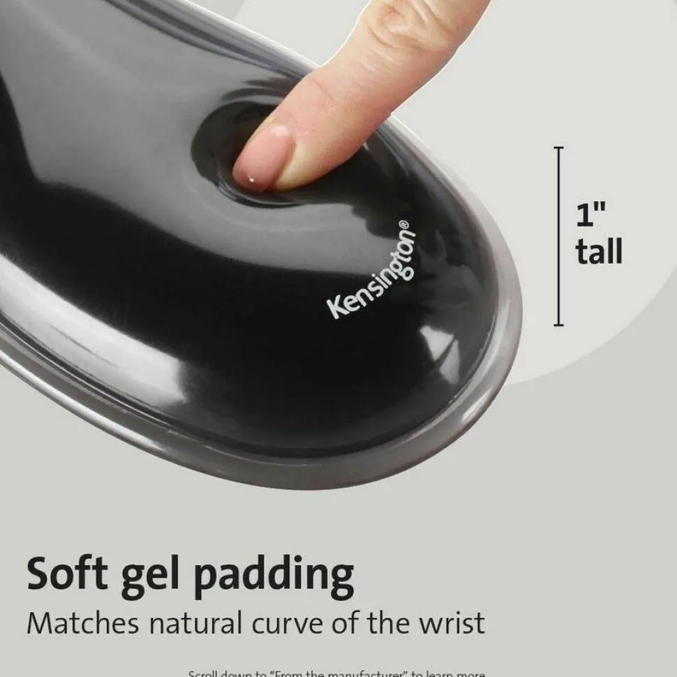 Kensington Duo Gel Mouse Pad Wrist Rest