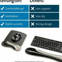 Kensington Duo Gel Mouse Pad Wrist Rest