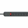 Kensington Guardian Surge Protector, 6 AC Outlets, 15 ft Cord, 540 J, Gray