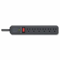 Kensington Guardian Surge Protector, 6 AC Outlets, 15 ft Cord, 540 J, Gray