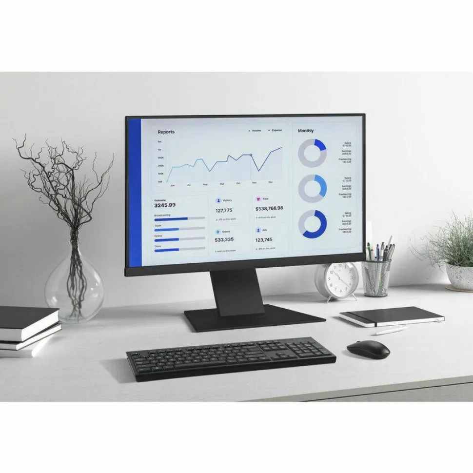 Kensington KB270 EQ Rechargeable AI keyboard with Copilot Key