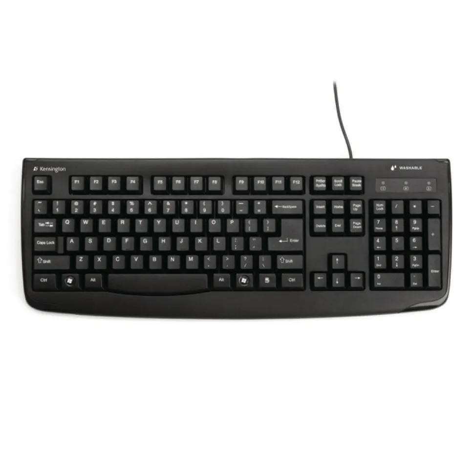 Kensington Pro Fit Washable Keyboard, Black