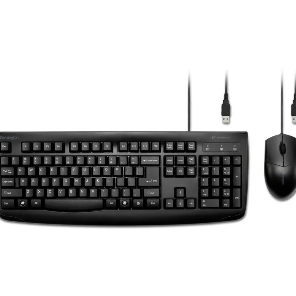 Kensington Pro Fit Washable Wired Desktop Set