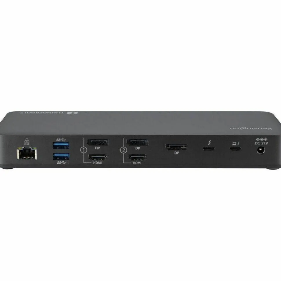 Kensington SD5910T Thunderbolt 4 USB4 USB-C Quad 4K Docking Station with DisplayLink Technology, 100W Power Delivery