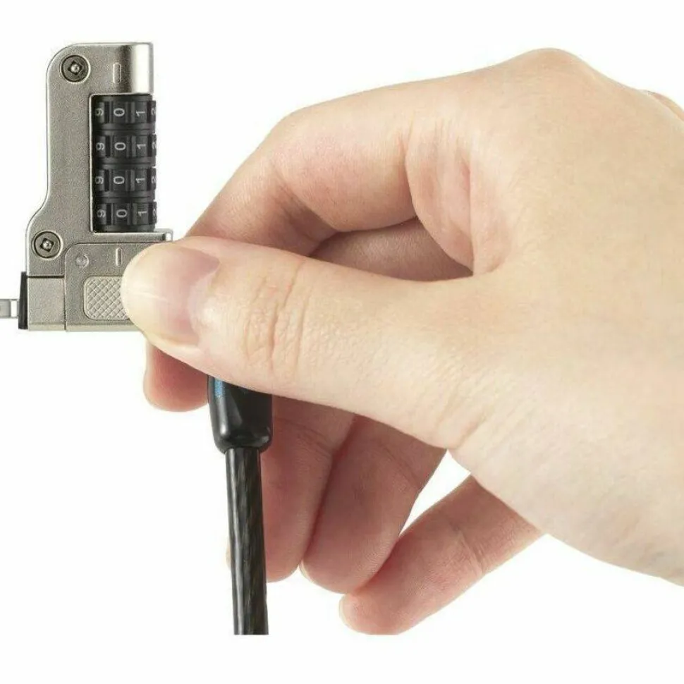 Kensington Slim N17 2.0 Combination Laptop Lock for Wedge-Shaped Slots