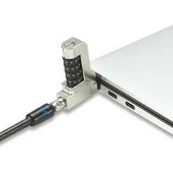 Kensington Slim N17 2.0 Combination Laptop Lock for Wedge-Shaped Slots