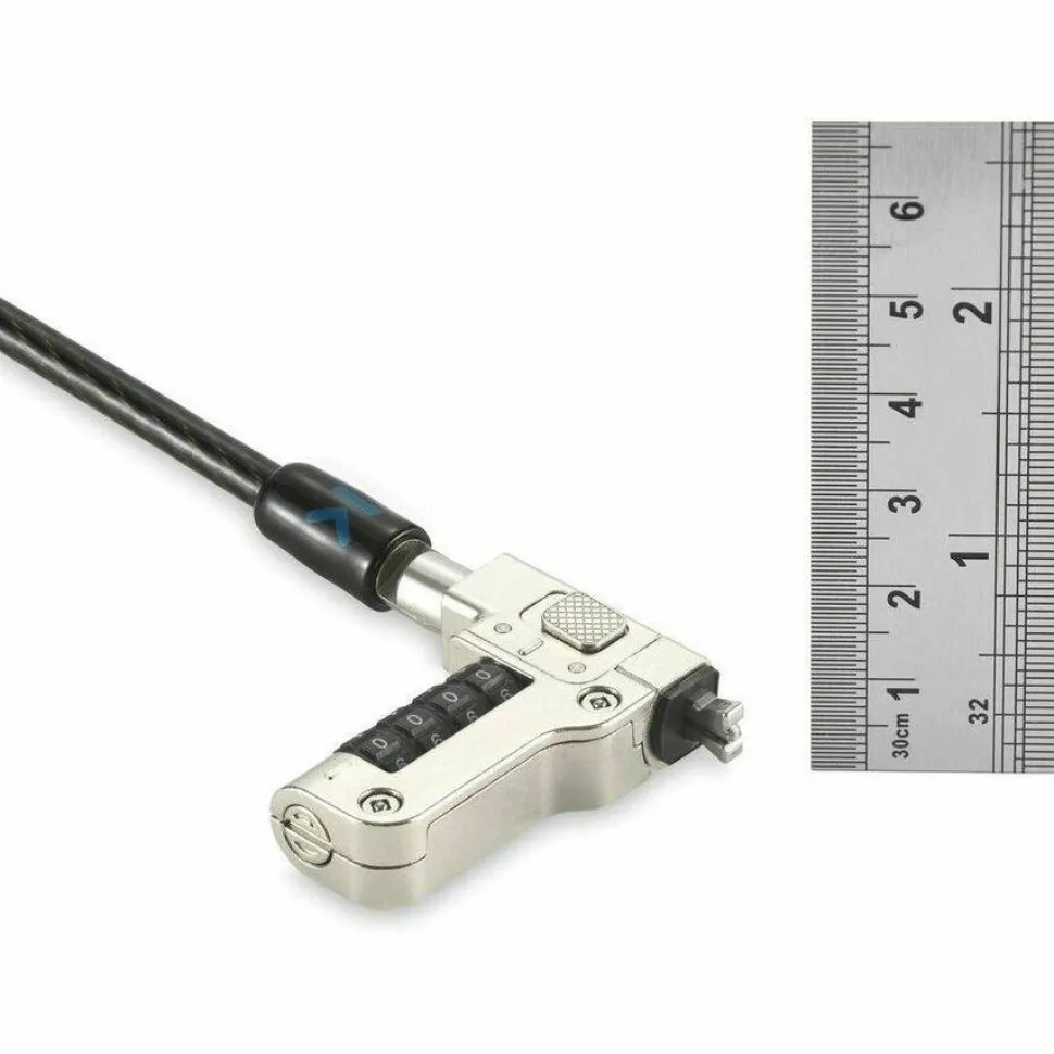 Kensington Slim N17 2.0 Combination Laptop Lock for Wedge-Shaped Slots