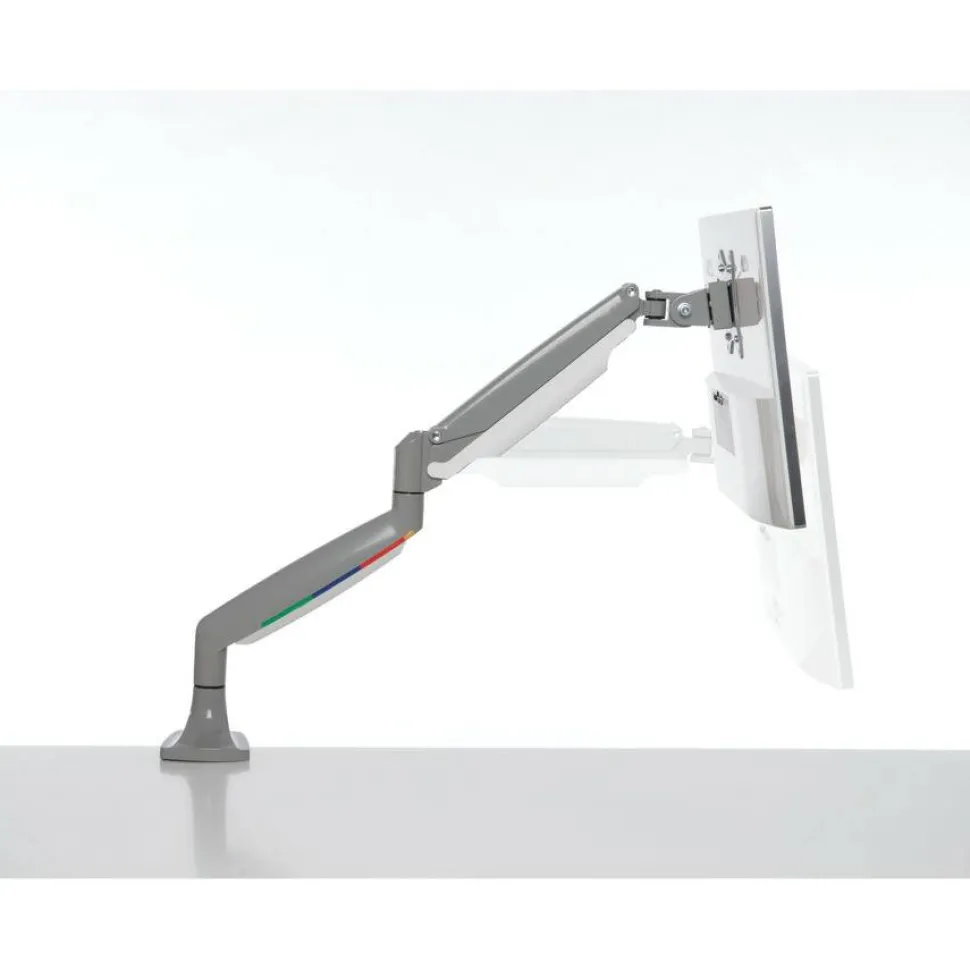 Kensington SmartFit Mounting Arm for Monitor - Gray - Landscape/Portrait