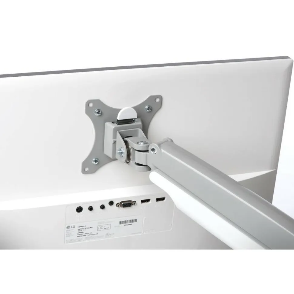 Kensington SmartFit Mounting Arm for Monitor - Gray - Landscape/Portrait