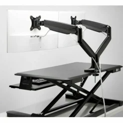 Kensington SmartFit Mounting Arm for Monitor, Flat Panel Display, Curved Screen Display - Black - Adjustable - 59601