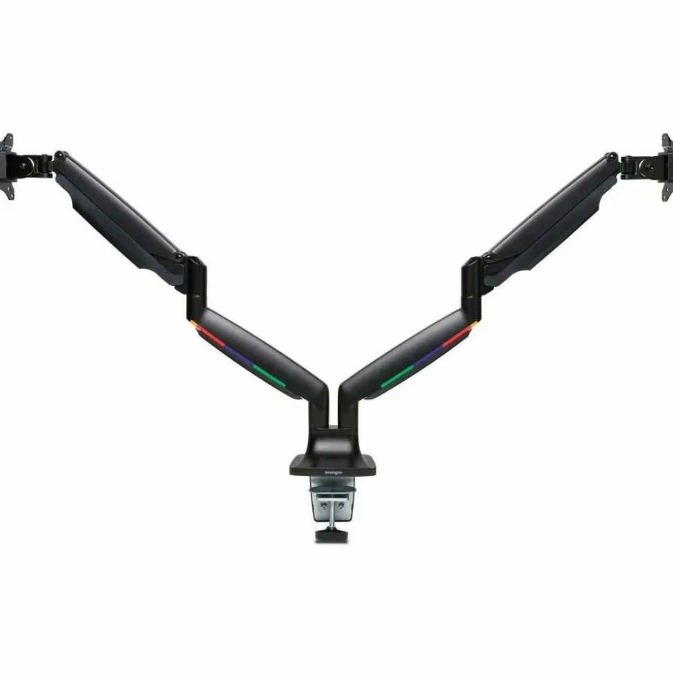 Kensington SmartFit Mounting Arm for Monitor, Flat Panel Display, Curved Screen Display - Black - Adjustable - 59601