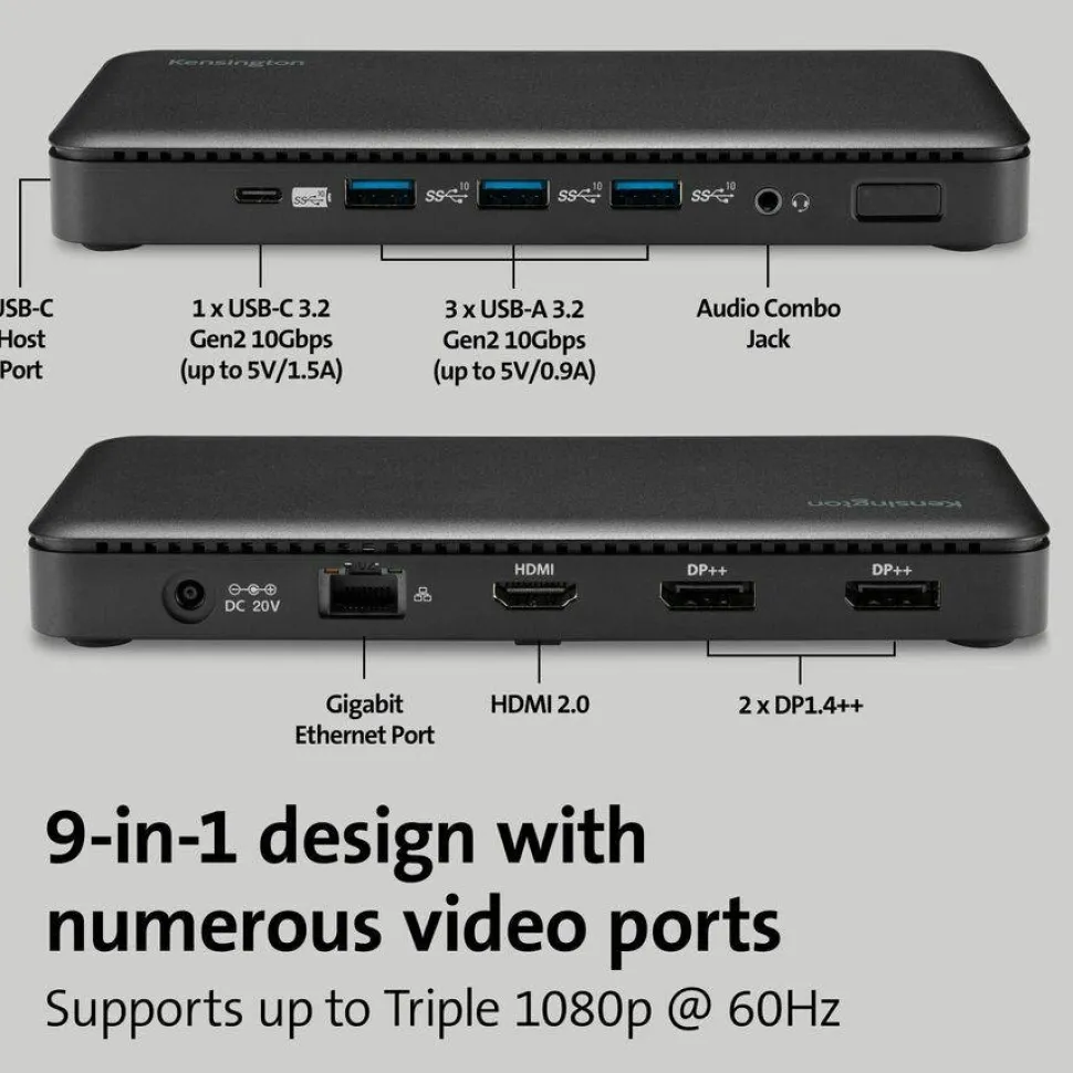 Kensington USB-C Triple Video Docking Station