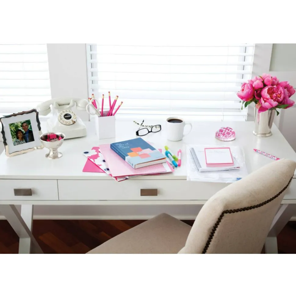 Keri 48"W Writing Desk, White
