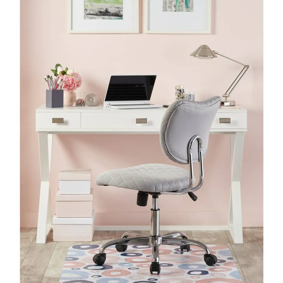 Keri 48"W Writing Desk, White