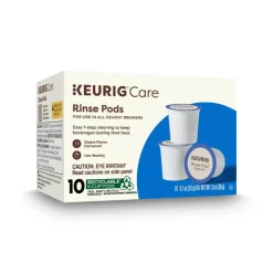 Keurig Care Rinse Pods, 0.1 Oz, Total Qty 60