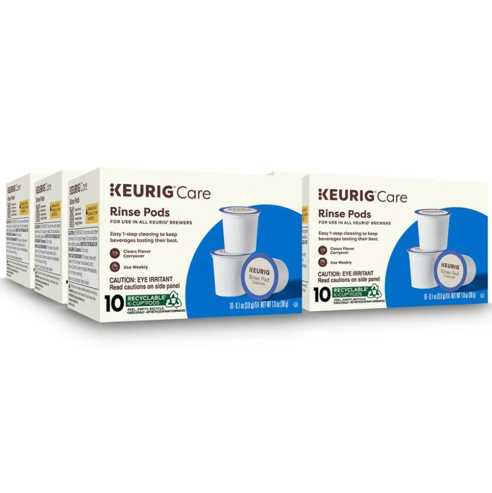 Keurig Care Rinse Pods, 0.1 Oz, Total Qty 60