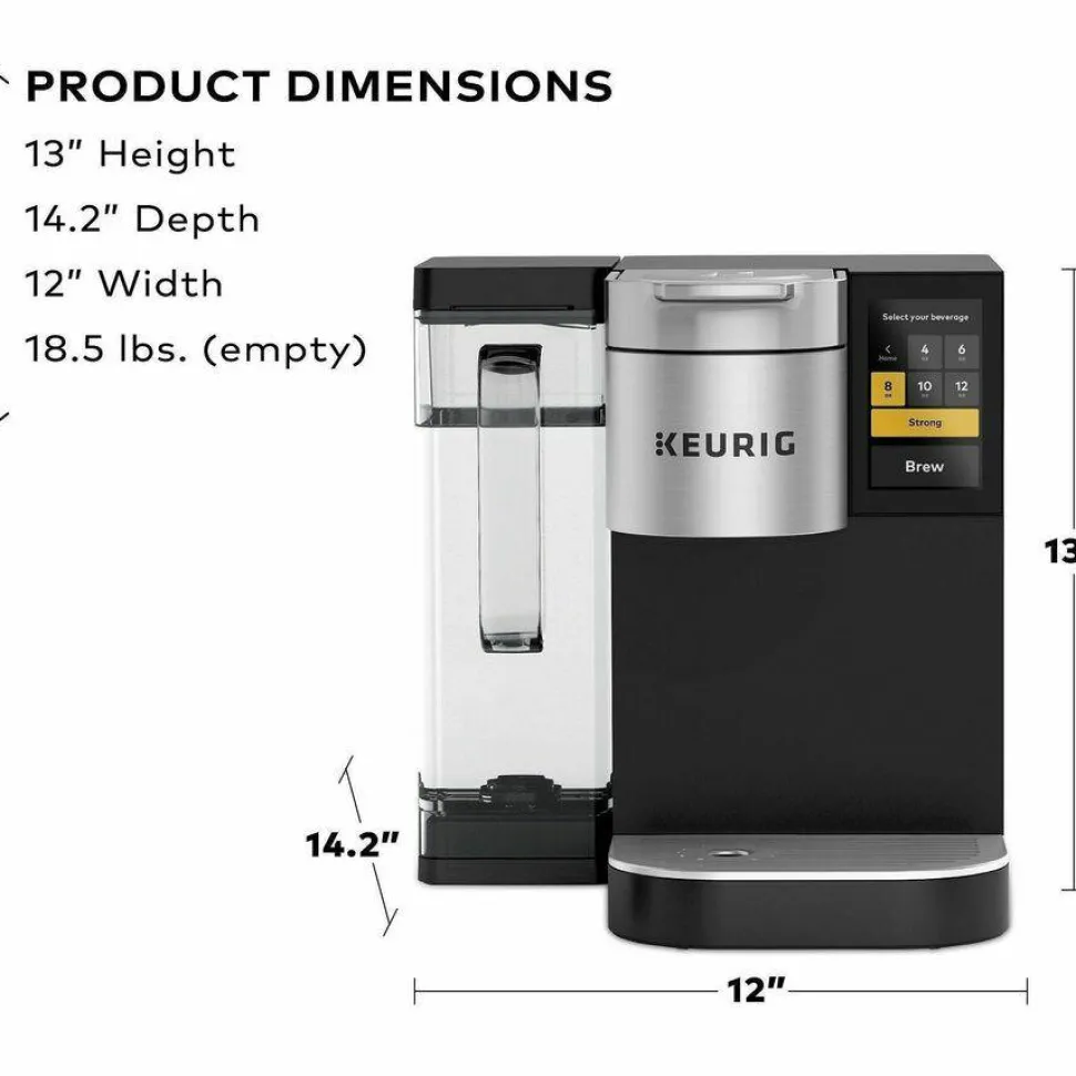 Keurig K-2550 Commercial Single Serve Coffee Maker With 110oz. Water Reservoir