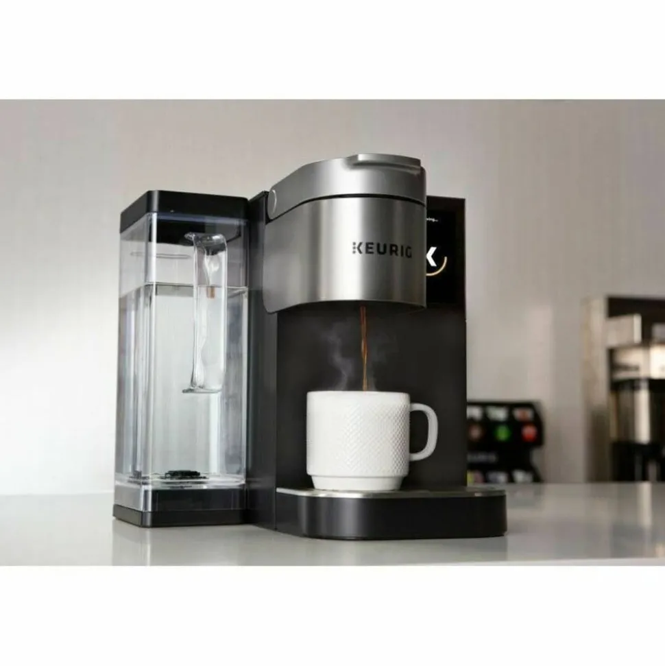 Keurig K-2550 Single-Serve Commercial K-Cup Pod Coffee Maker With 110oz Water Reservoir Bundle, Black/Silver