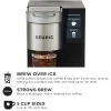 Keurig K-2550 Single-Serve K-Cup Pod Medium Workplace Coffee Maker, Plumbed, Silver/Black