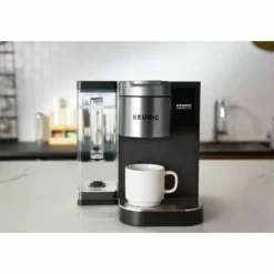 Keurig K-2550 Single-Serve K-Cup Pod Medium Workplace Coffee Maker, Plumbed, Silver/Black