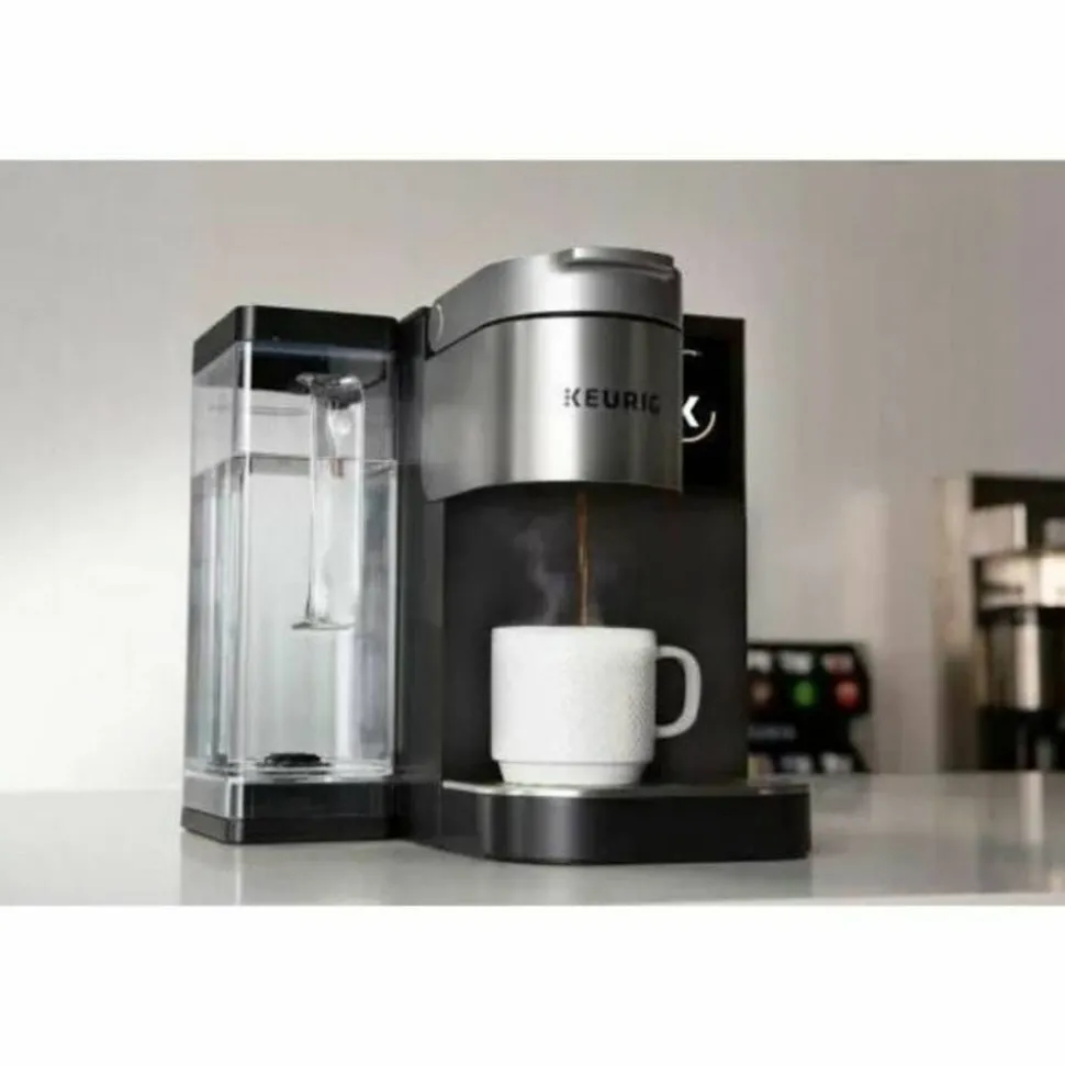 Keurig K-2550 Single-Serve K-Cup Pod Medium Workplace Coffee Maker, Plumbed, Silver/Black