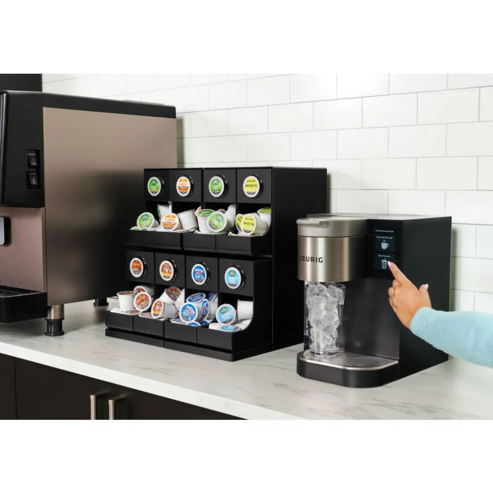 Keurig K-2550 Single-Serve K-Cup Pod Medium Workplace Coffee Maker, Plumbed, Silver/Black
