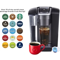 KeurigK-1550 Brewer, 96oz Reservoir, Single Serve K-Cup Pod Small Business Coffee Maker, Black