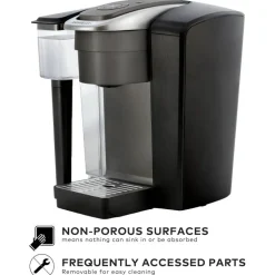 KeurigK-1550 Brewer, 96oz Reservoir, Single Serve K-Cup Pod Small Business Coffee Maker, Black