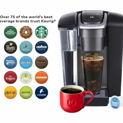 KeurigK-1550 Brewer, 96oz Reservoir, Single Serve K-Cup Pod Small Business Coffee Maker, Black