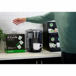KeurigK-1550 Brewer, 96oz Reservoir, Single Serve K-Cup Pod Small Business Coffee Maker, Black