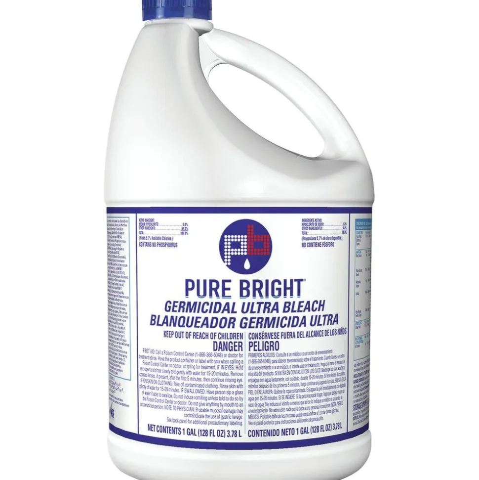 Kik Ultra-Germicidal Bleach, 1 Gallon, Case Of 6