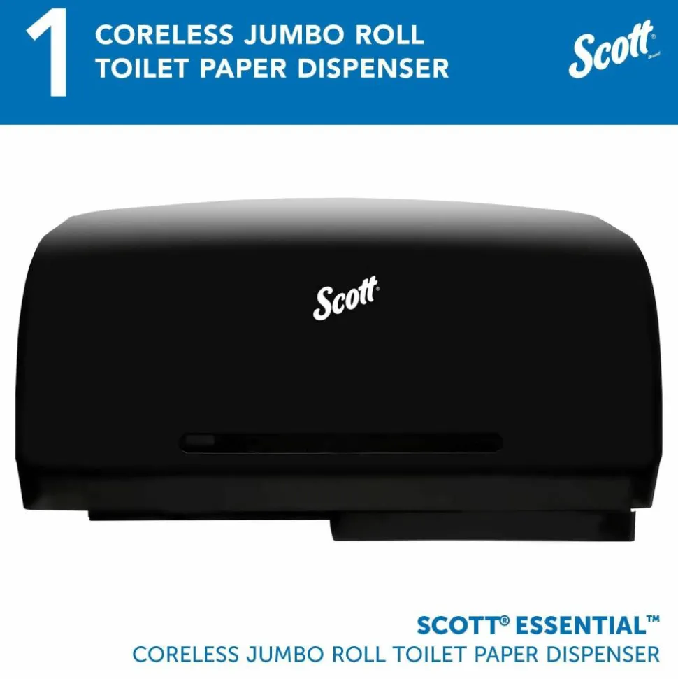 Kimberly Clark IN-SIGHT Coreless Twin Jumbo-Roll Tissue Dispenser, Smoke/Gray
