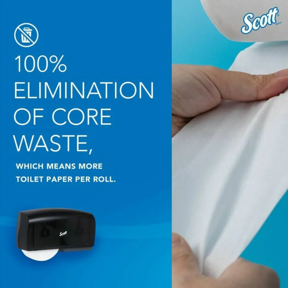 Kimberly Clark IN-SIGHT Coreless Twin Jumbo-Roll Tissue Dispenser, Smoke/Gray