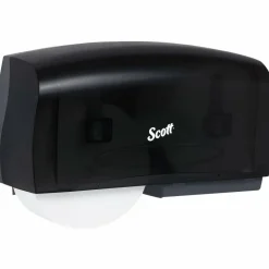 Kimberly Clark IN-SIGHT Coreless Twin Jumbo-Roll Tissue Dispenser, Smoke/Gray