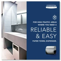 Kimberly-Clark Professional* Omni Roll Towel Dispenser, 10.5 x 10 x 10, Smoke Gray